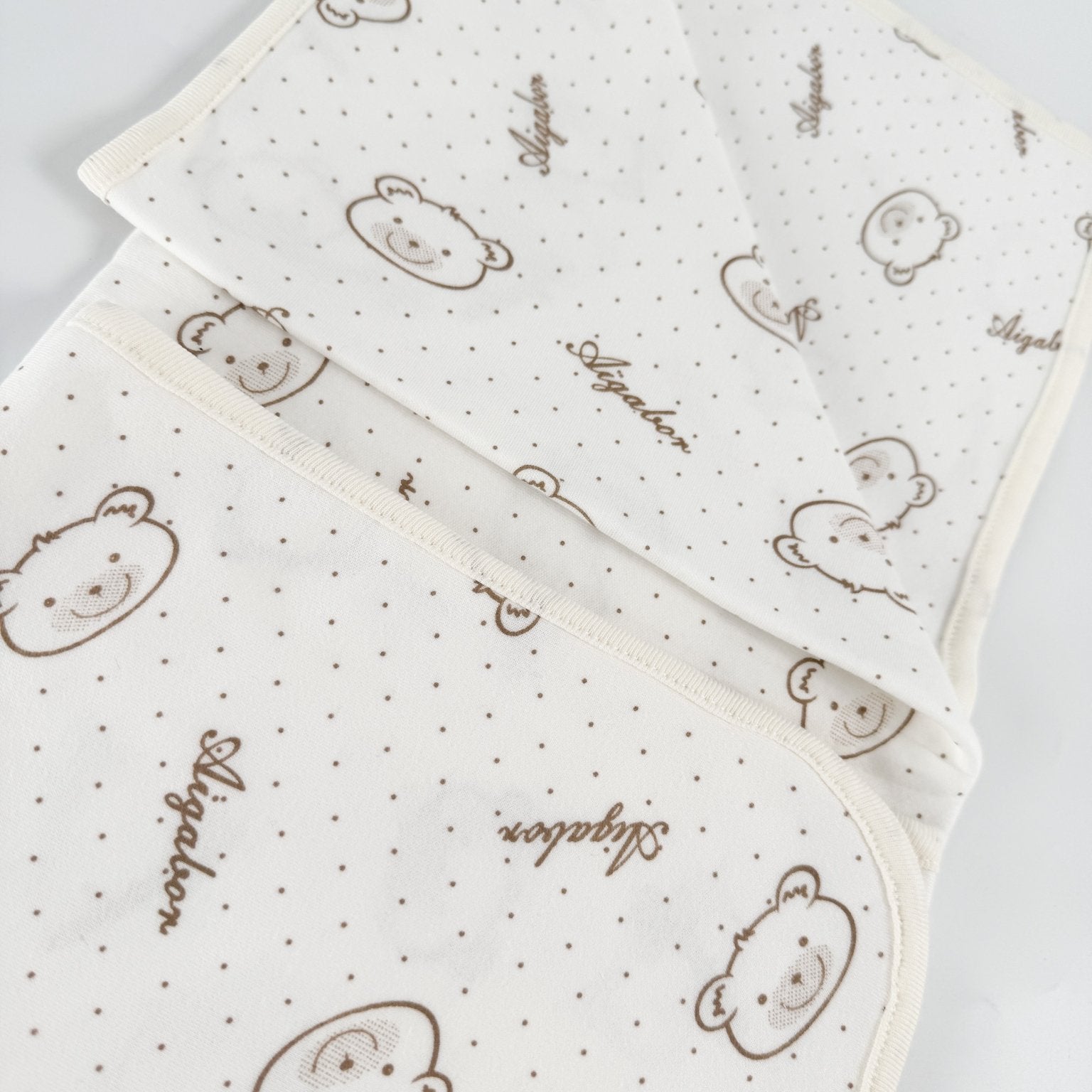 Patura bebelus bumbac cu ursuleti - Botez bebelusi