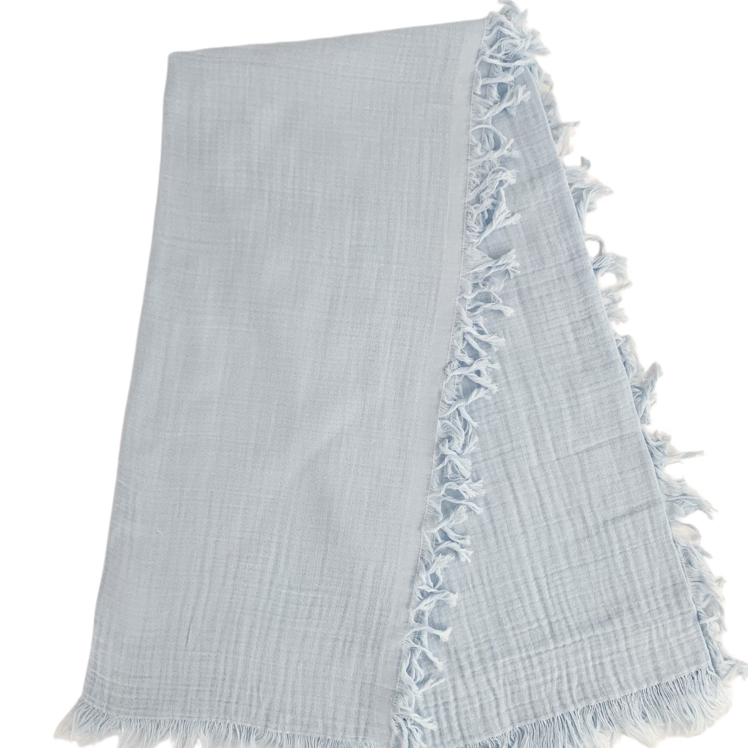 Patura bebelus din muselina bleu - Botez bebelusi