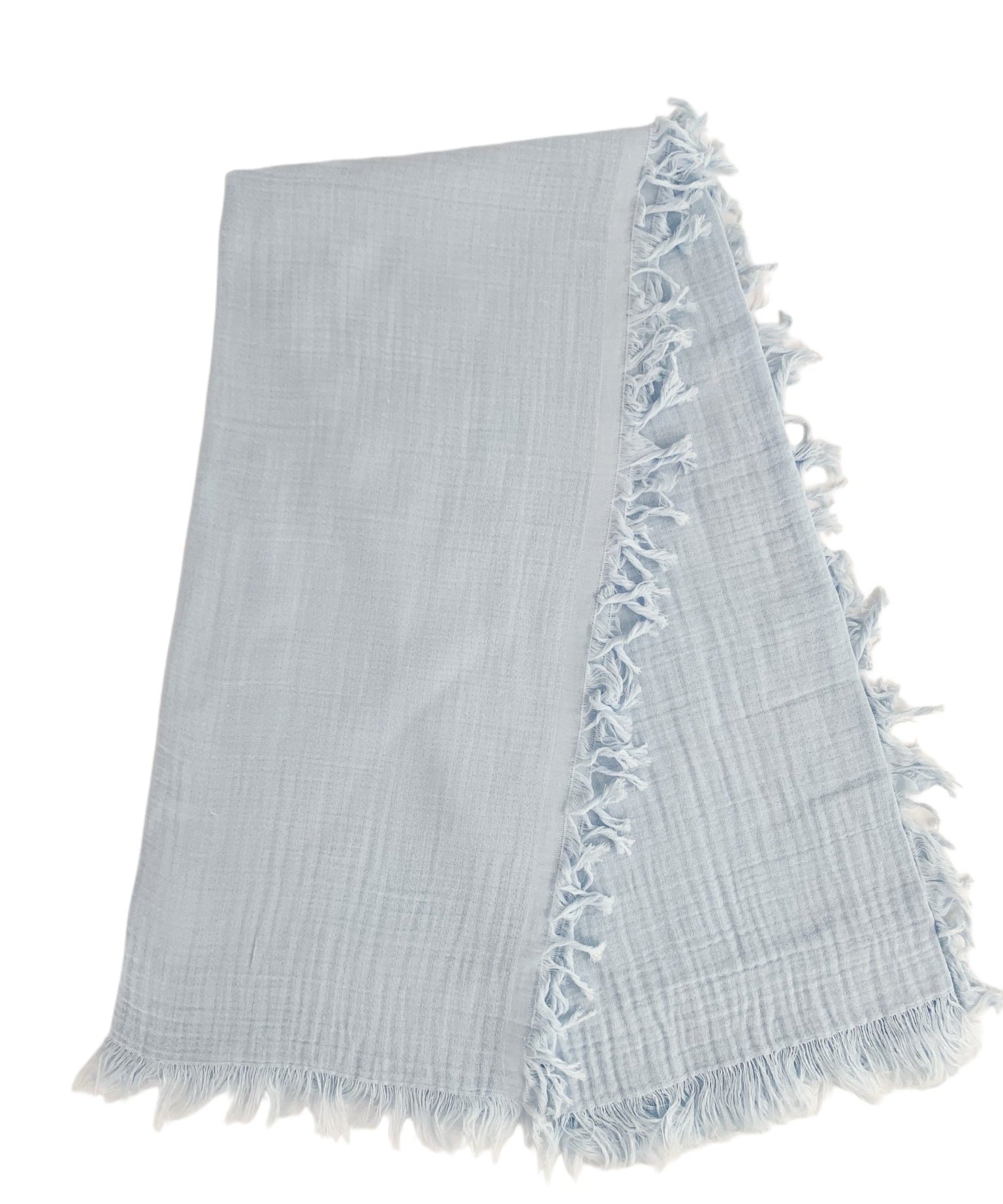 Patura bebelus din muselina bleu - Botez bebelusi