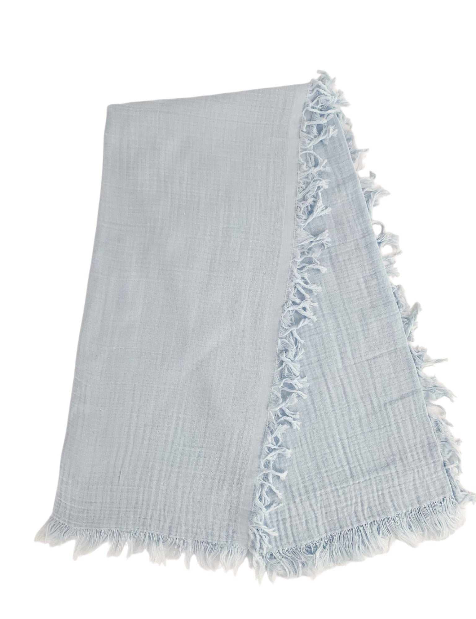 Patura bebelus din muselina bleu - Botez bebelusi