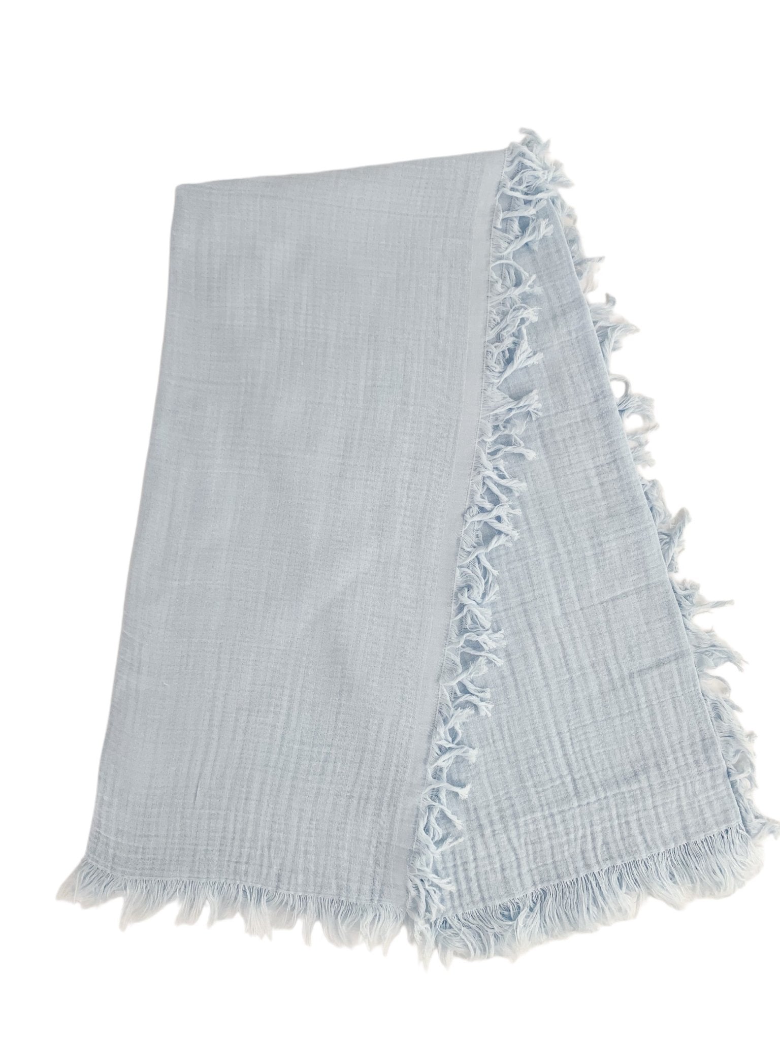 Patura bebelus din muselina bleu - Botez bebelusi