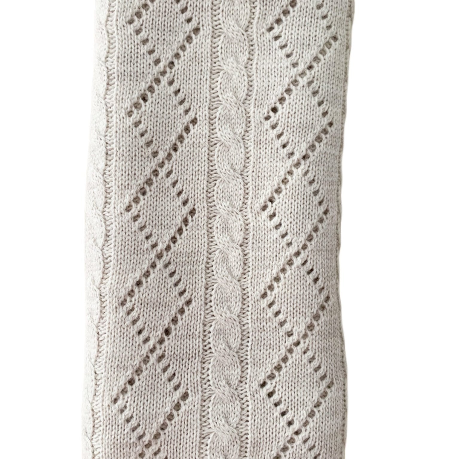 Patura crosetata bej - Botez bebelusi