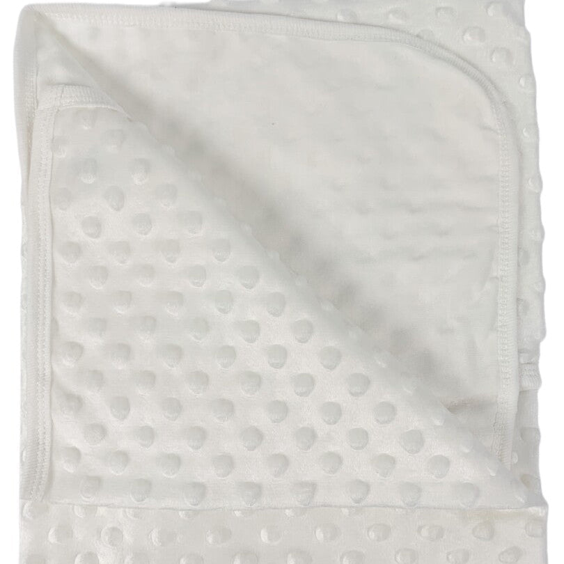 patura moale alba - Botez bebelusi