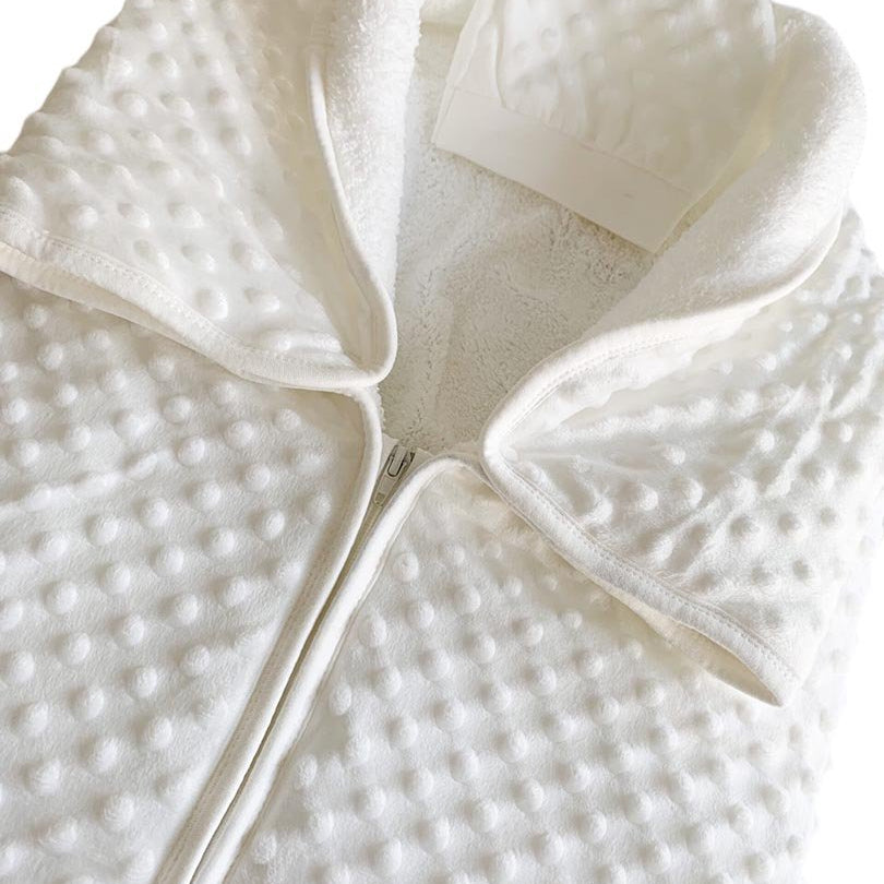 Port bebe alb cu ursuleti - Botez bebelusi