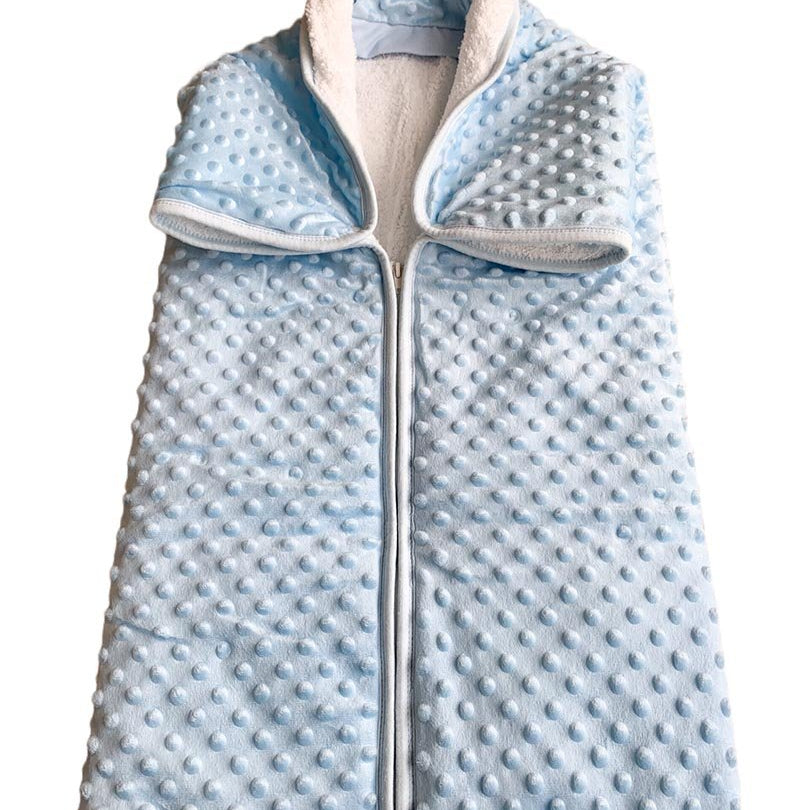 Port bebe albastru - ursulet somnoros - Botez bebelusi