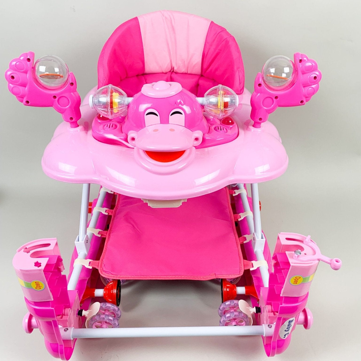 Premergator cu balansoar roz - Botez bebelusi
