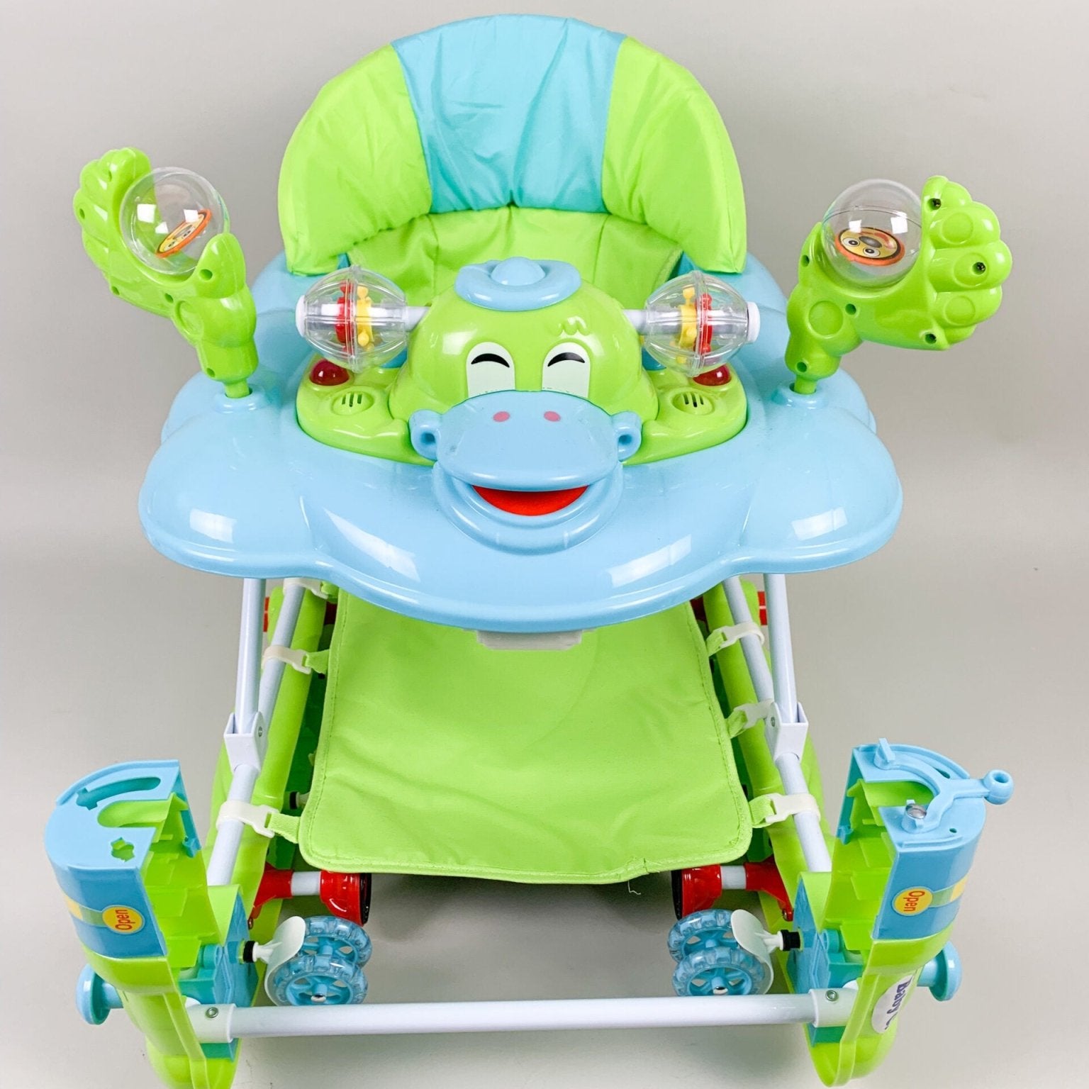 Premergator cu balansoar verde - Botez bebelusi