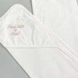 Prosop baie brodat "Prima baita cu Nasii" - Botez bebelusi