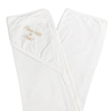 Prosop baie brodat "Prima baita cu Nasii" - Botez bebelusi