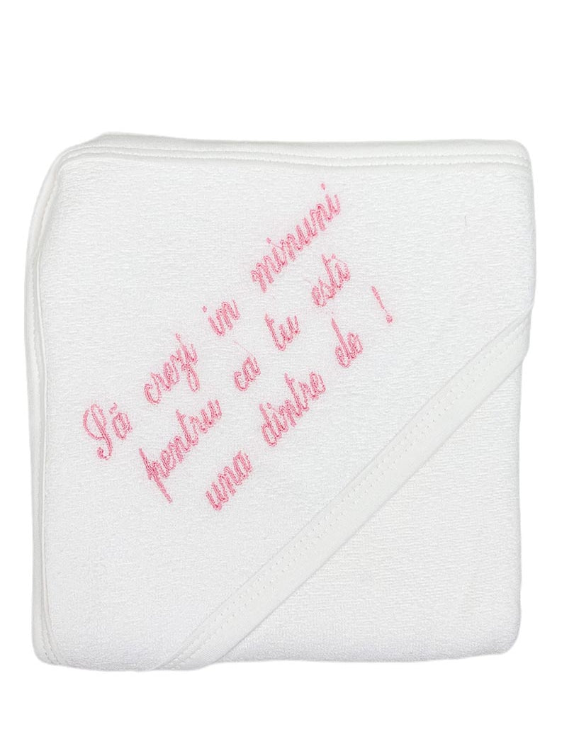 Prosop baie personalizat - Botez bebelusi