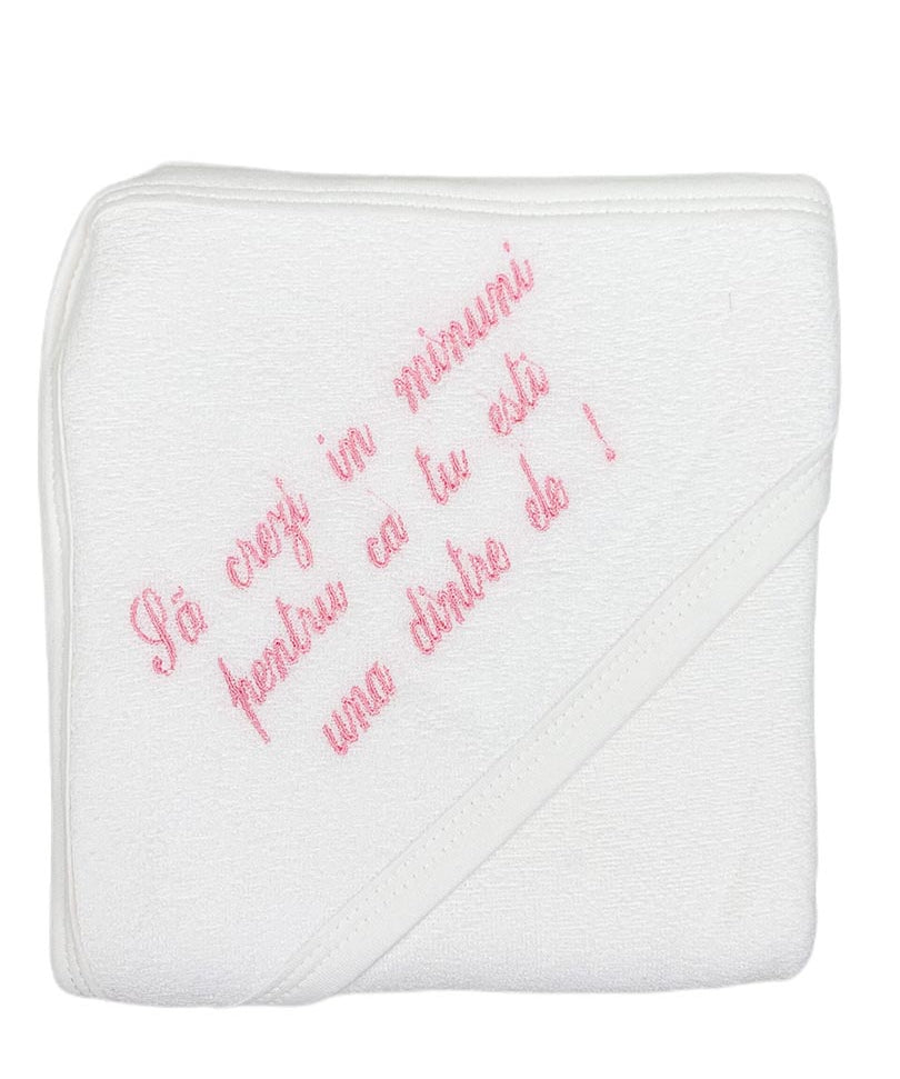 Prosop baie personalizat - Botez bebelusi