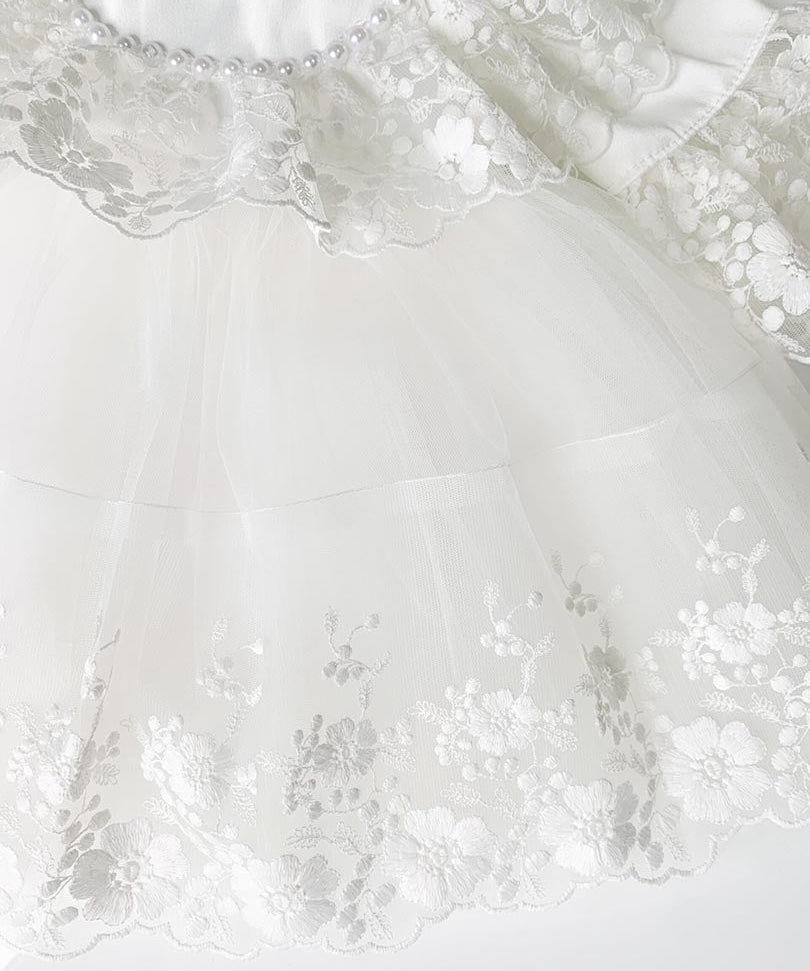 Rochie alba botez Otilia - Botez bebelusi