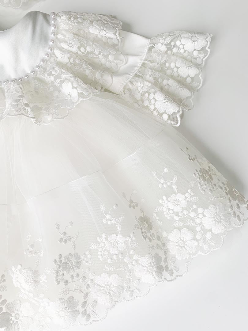 Rochie alba botez Otilia - Botez bebelusi