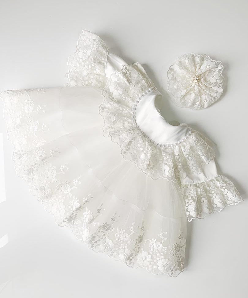 Rochie alba botez Otilia - Botez bebelusi