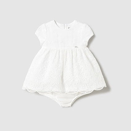 Rochie alba - Mayoral - Botez bebelusi