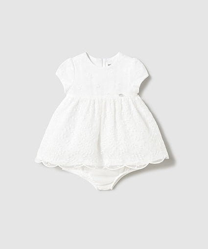 Rochie alba - Mayoral - Botez bebelusi