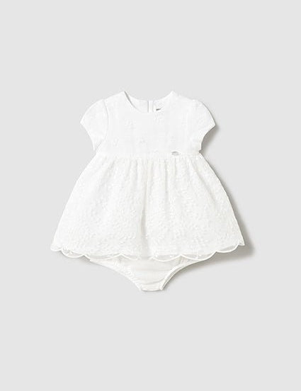 Rochie alba - Mayoral - Botez bebelusi