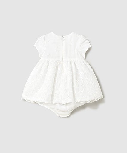 Rochie alba - Mayoral - Botez bebelusi