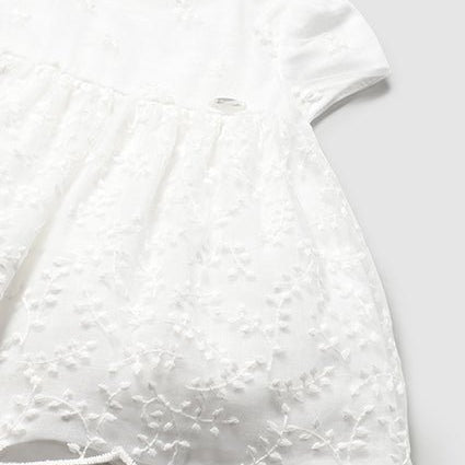 Rochie alba - Mayoral - Botez bebelusi