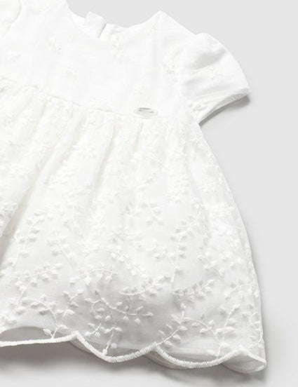 Rochie alba - Mayoral - Botez bebelusi