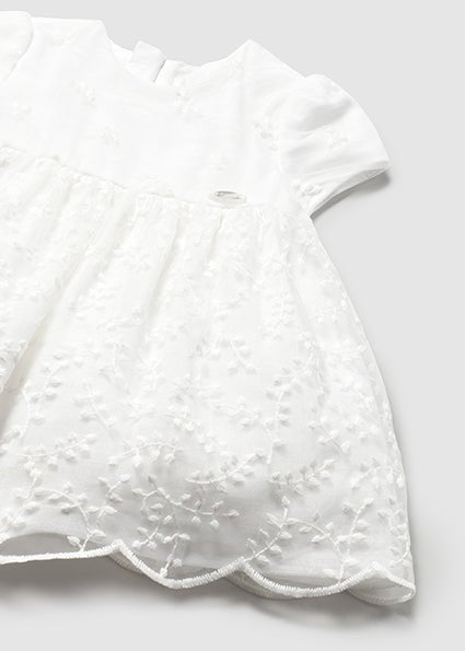 Rochie alba - Mayoral - Botez bebelusi