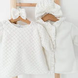 Rochie botez fetita alba Darlene - Botez bebelusi