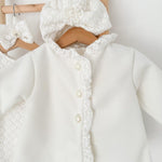 Rochie botez fetita alba Darlene - Botez bebelusi