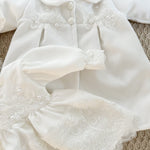 Rochie botez fetita alba Jaysa - Botez bebelusi