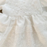 Rochie botez fetita alba Jaysa - Botez bebelusi