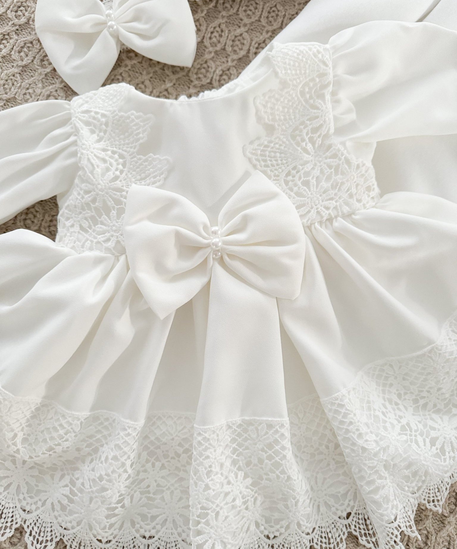 Rochie botez fetita alba Jess - Botez bebelusi