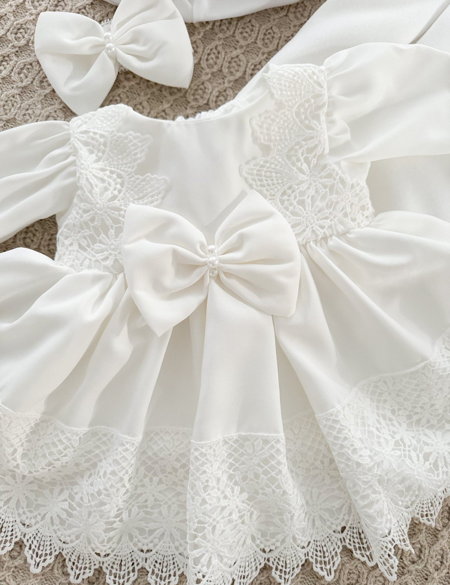 Rochie botez fetita alba Jess - Botez bebelusi