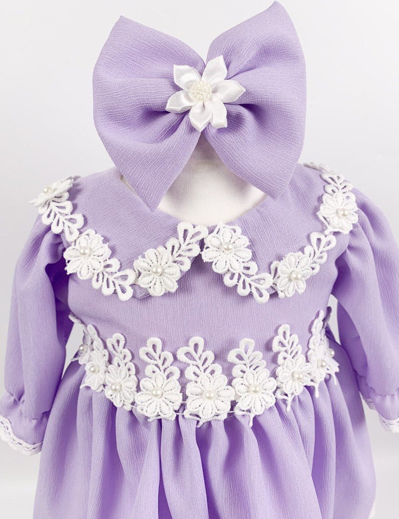 Rochie botez fetita Leticia - Botez bebelusi