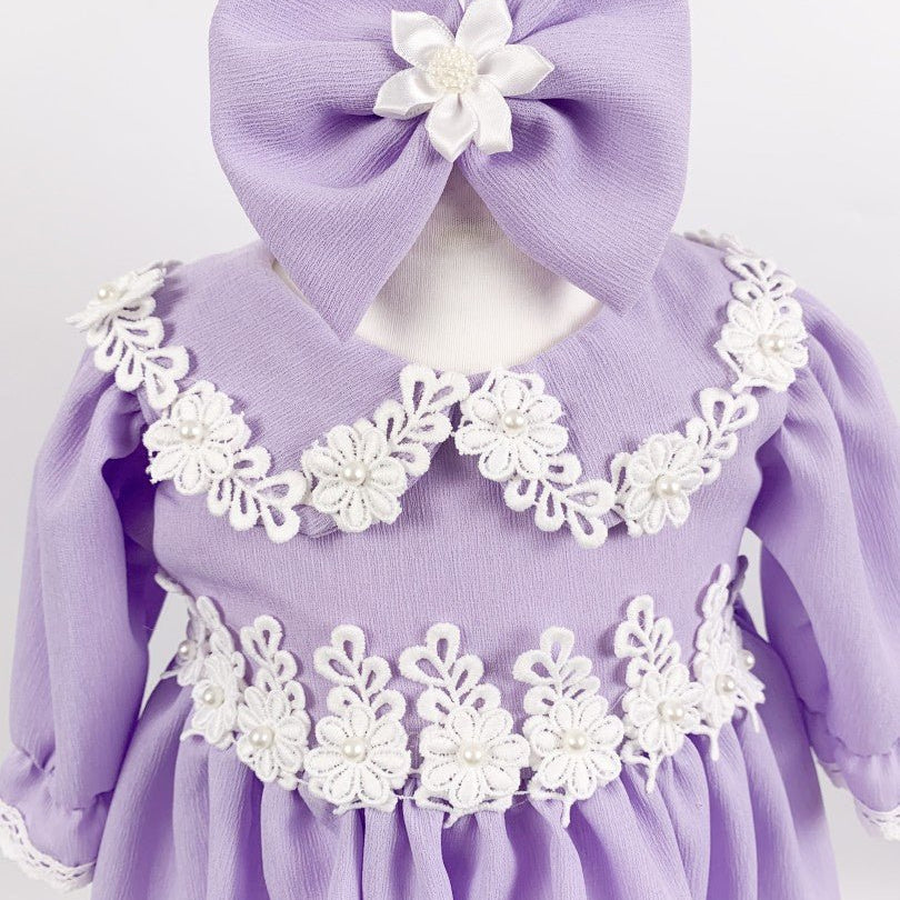 Rochie botez fetita Leticia - Botez bebelusi