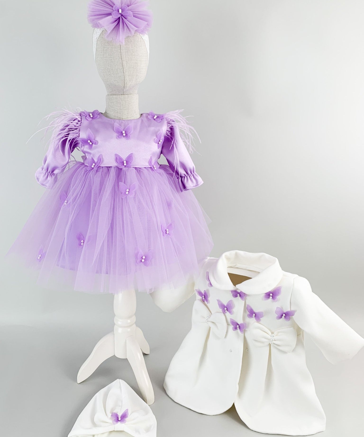 Rochie botez fetita Marigold - Botez bebelusi