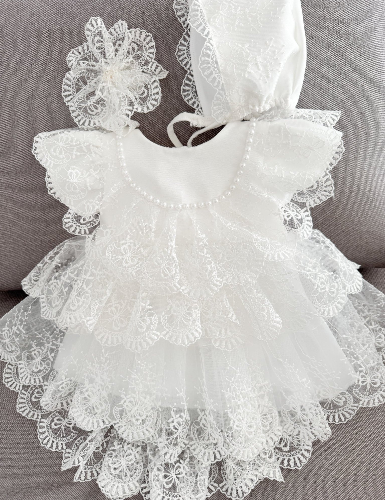Rochie botez fetita Marnie - Botez bebelusi