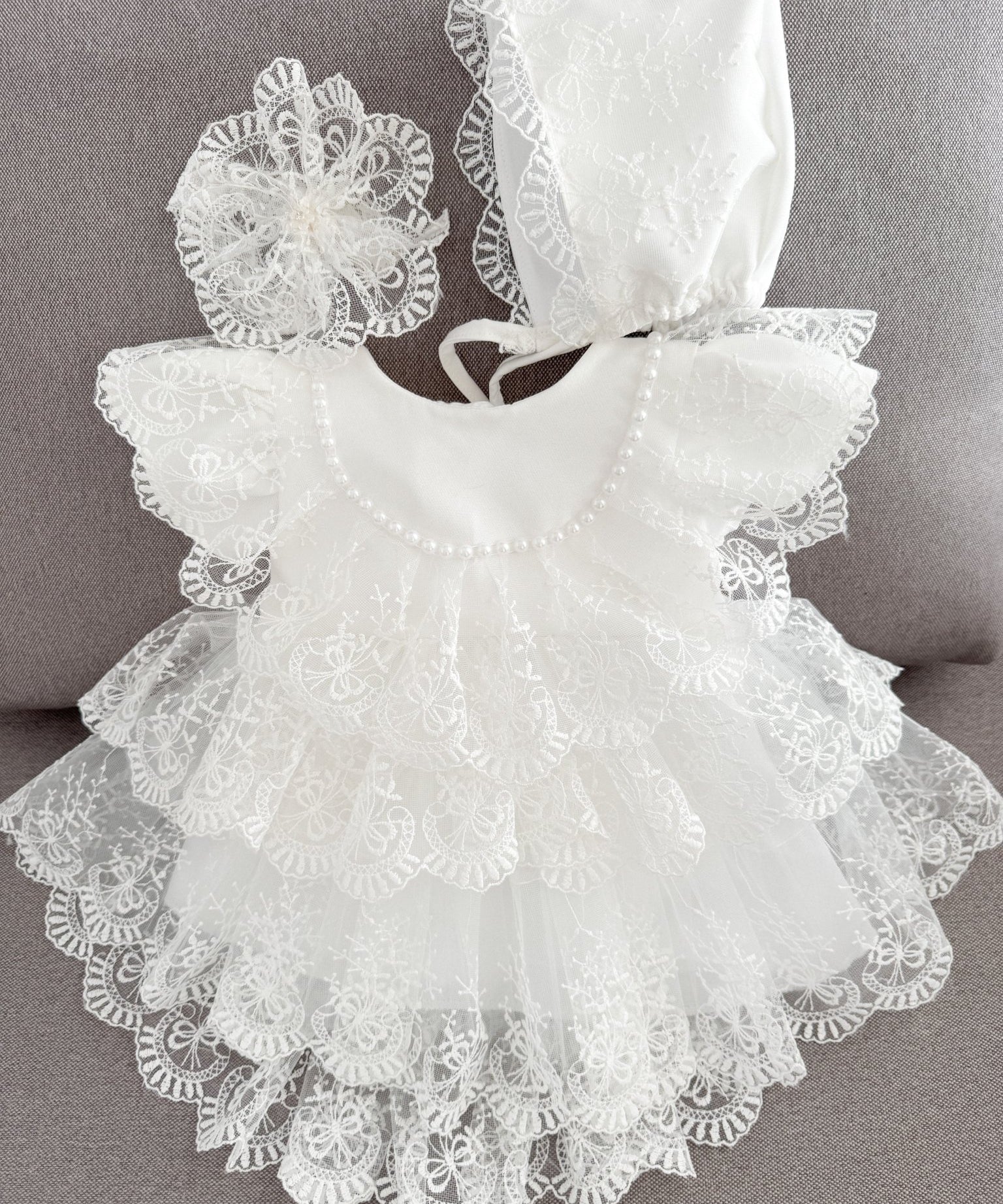 Rochie botez fetita Marnie - Botez bebelusi