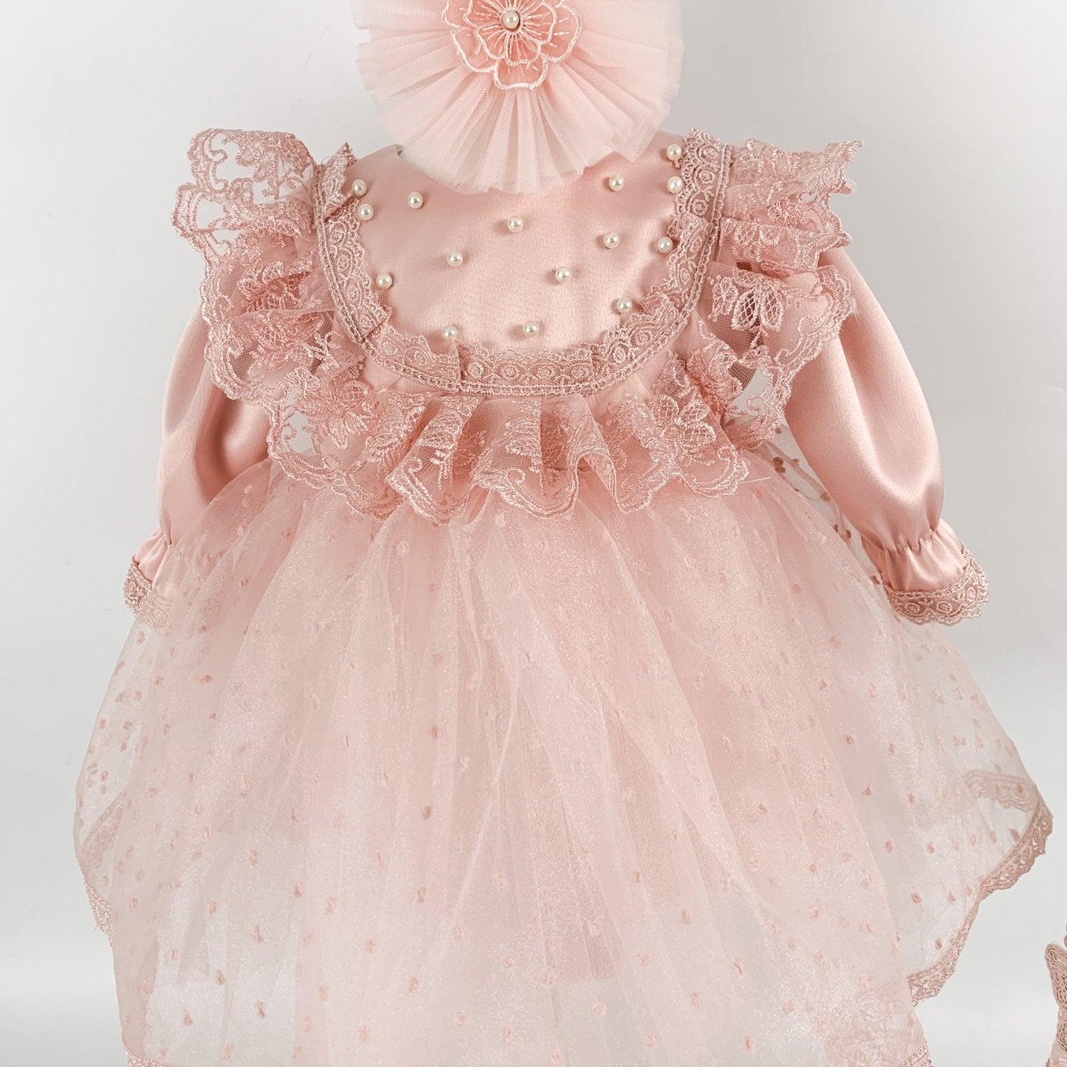 Rochie botez fetita Pearl - Botez bebelusi