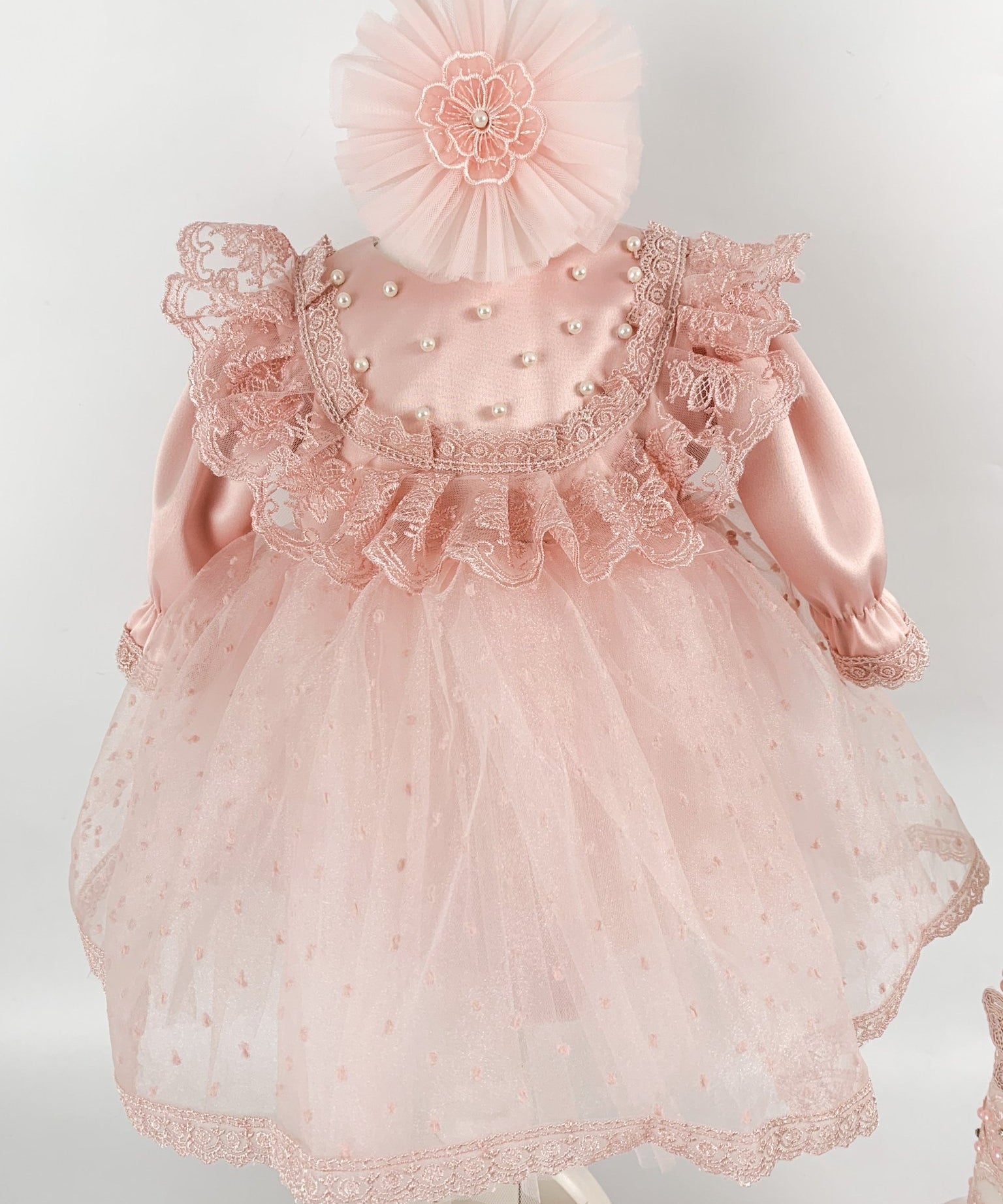 Rochie botez fetita Pearl - Botez bebelusi