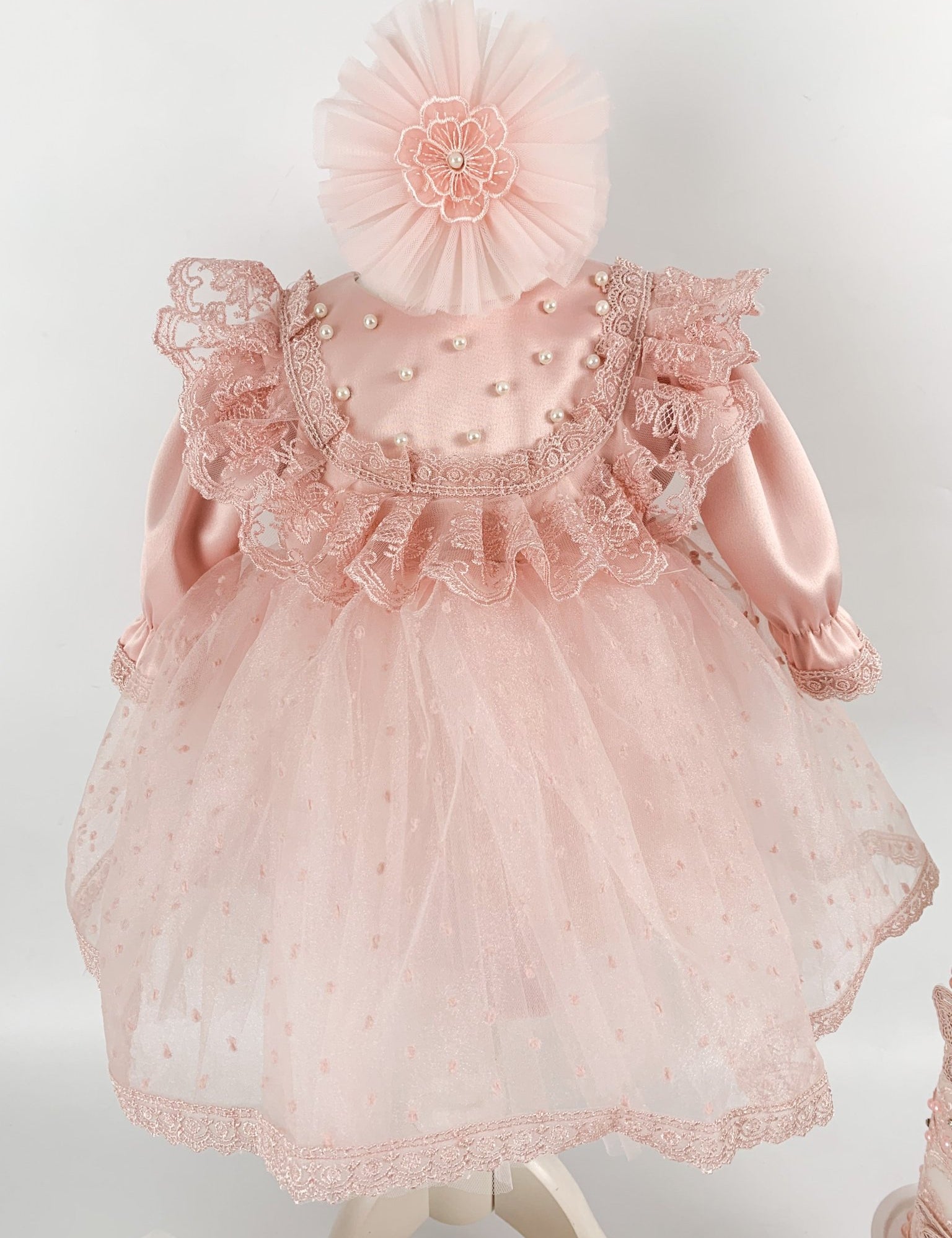Rochie botez fetita Pearl - Botez bebelusi