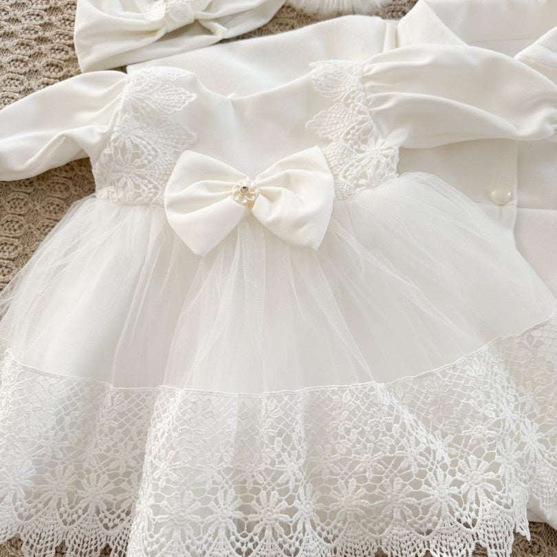 Rochie botez fetita Valya - Botez bebelusi