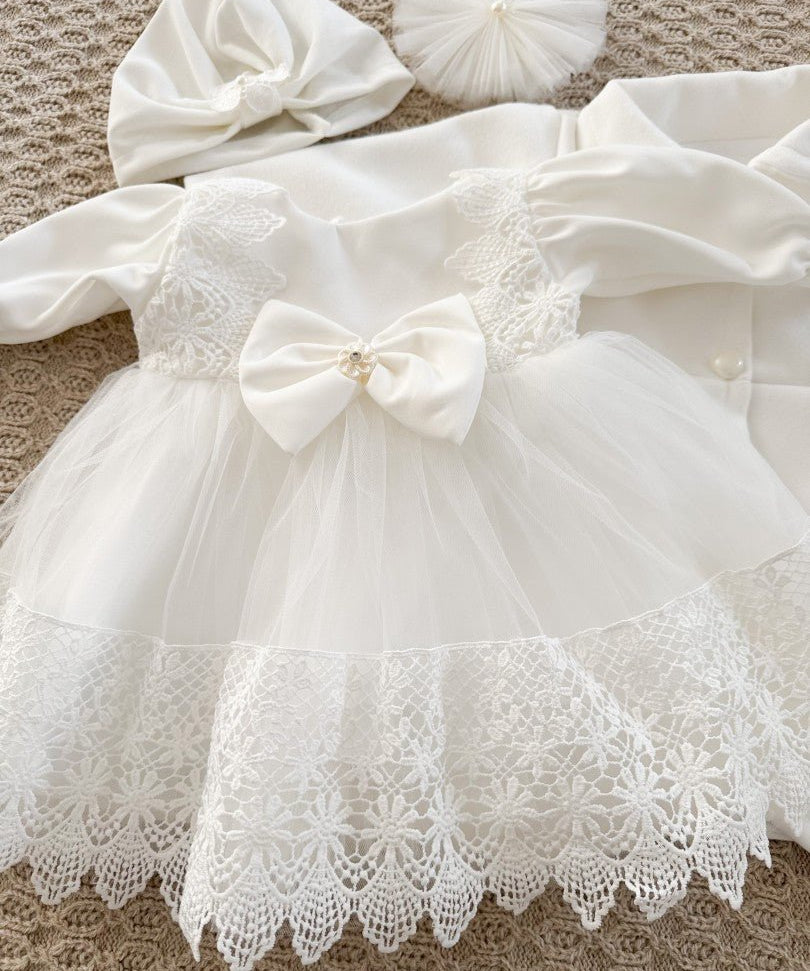 Rochie botez fetita Valya - Botez bebelusi