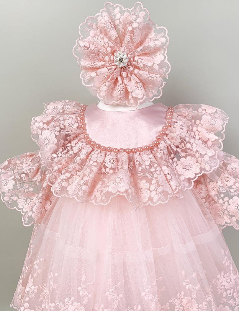 Rochie botez Gina - Botez bebelusi