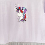 Rochie fetita lila cu unicorn - Botez bebelusi