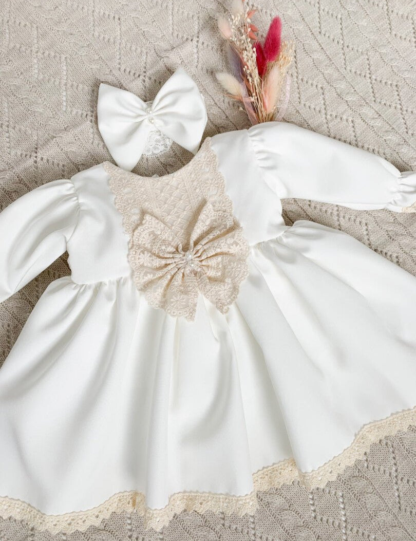 Rochie ivoire botez Abby - Botez bebelusi