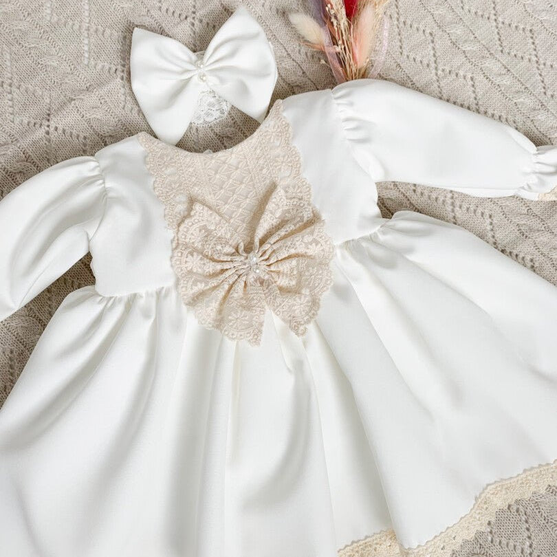 Rochie ivoire botez Abby - Botez bebelusi