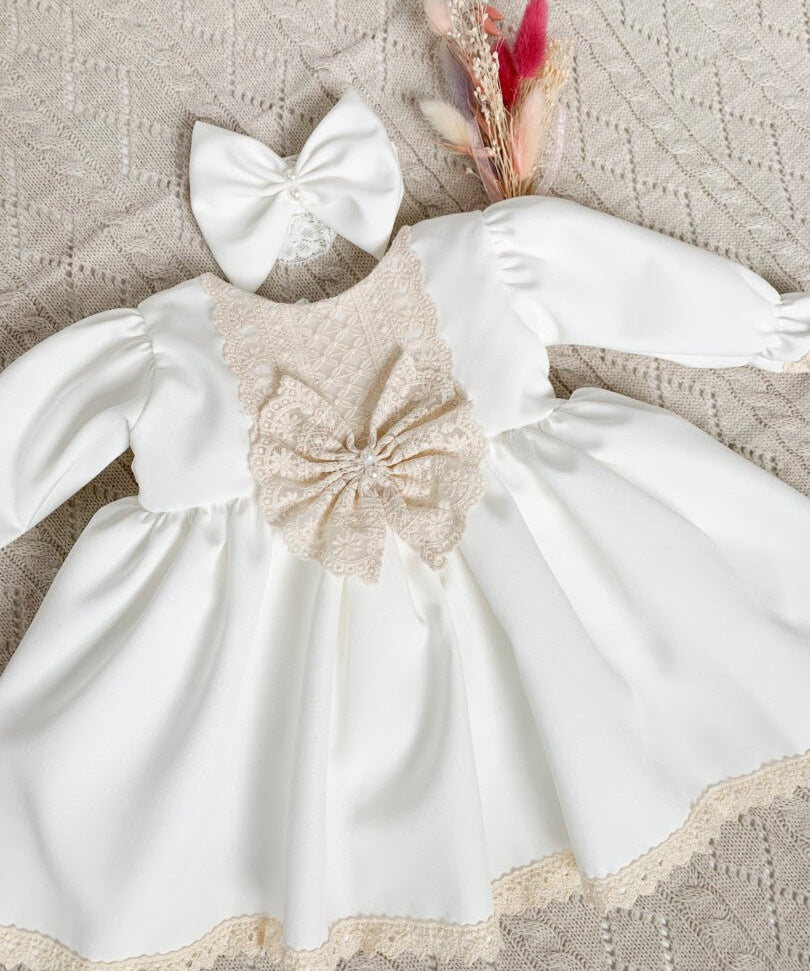 Rochie ivoire botez Abby - Botez bebelusi
