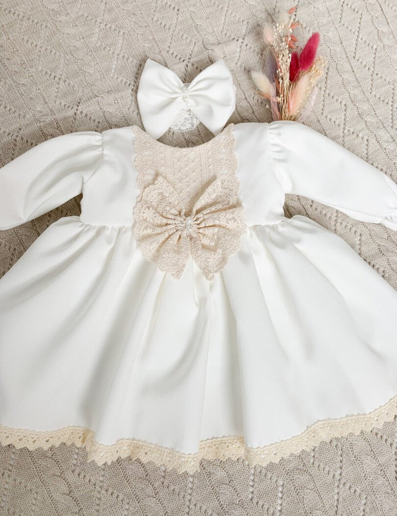 Rochie ivoire botez Abby - Botez bebelusi