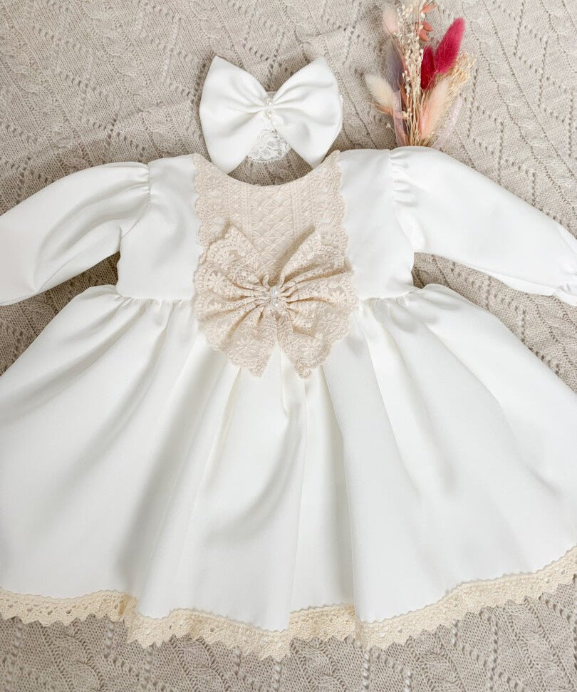 Rochie ivoire botez Abby - Botez bebelusi