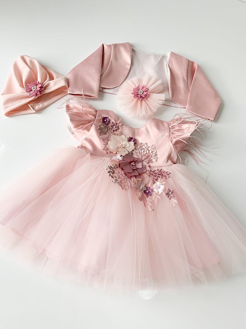 Rochie roz botez Jaya - Botez bebelusi