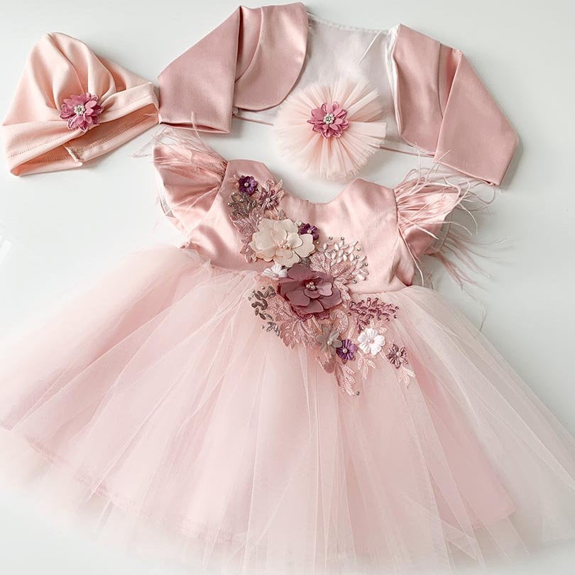 Rochie roz botez Jaya - Botez bebelusi